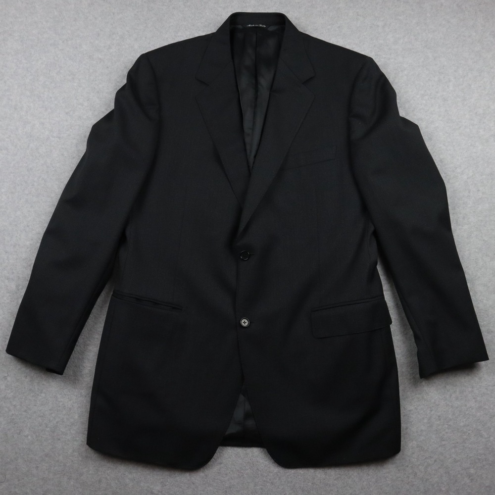 Canali Blazer Mens 54L 44L Wool 2-Button Suit Jacket Coat Business‎ Formal Gray